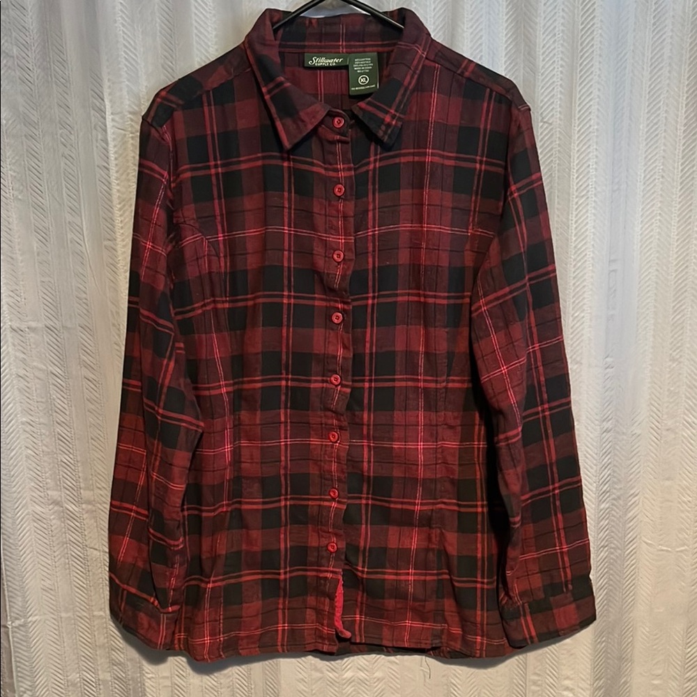 Stillwater Supply Co. Plaid Button Down Shirt